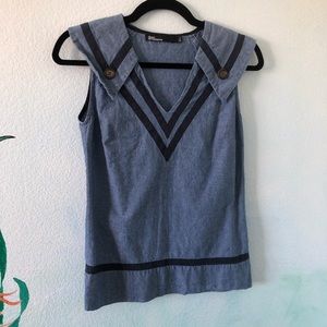 Dear creatures nautical blouse